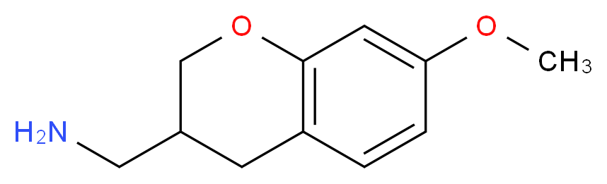 (7-methoxy-3,4-dihydro-2H-1-benzopyran-3-yl)methanamine_Molecular_structure_CAS_)