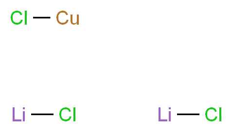 Copper(I) chloride - bis(lithium chloride) complex_Molecular_structure_CAS_)