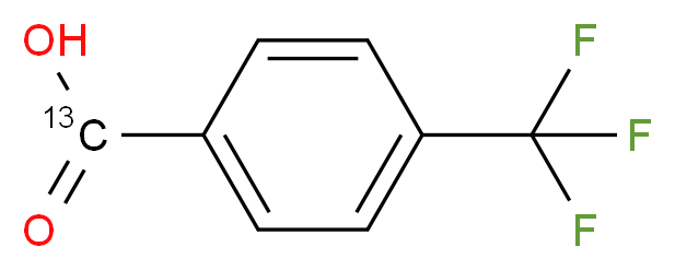 4-(Trifluoromethyl)benzoic acid-α-13C_Molecular_structure_CAS_698999-46-1)