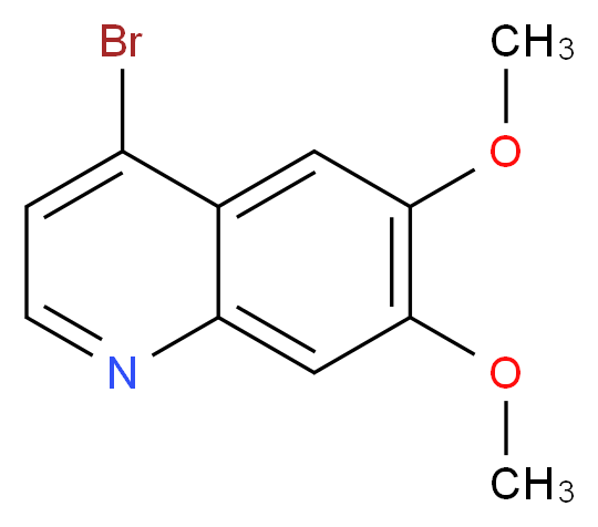 4-Bromo-6,7-dimethoxyquinoline_Molecular_structure_CAS_666734-51-6)