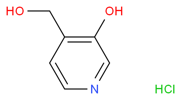 4-(Hydroxymethyl)pyridin-3-ol hydrochloride_Molecular_structure_CAS_67992-19-2)