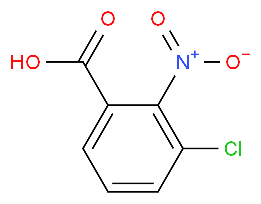 3-Chloro-2-nitrobenzoic acid_Molecular_structure_CAS_4771-47-5)