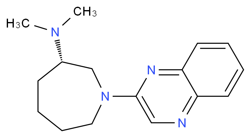 (3S)-N,N-dimethyl-1-quinoxalin-2-ylazepan-3-amine_Molecular_structure_CAS_)