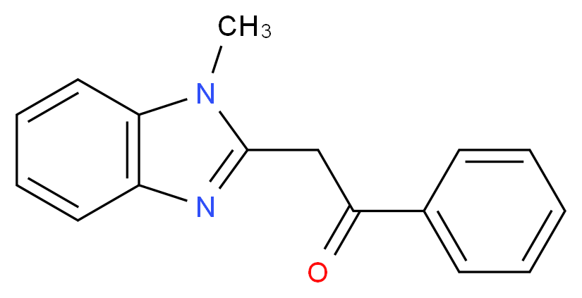 2-(1-methyl-1H-benzimidazol-2-yl)-1-phenylethanone_Molecular_structure_CAS_58112-93-9)