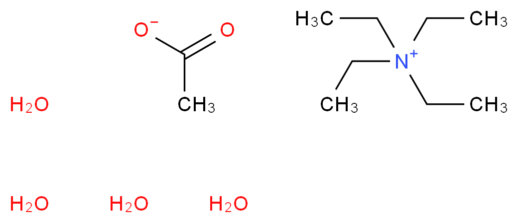 Tetraethylammonium acetate tetrahydrate_Molecular_structure_CAS_67533-12-4)