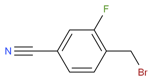 4-Cyano-2-fluorobenzyl bromide_Molecular_structure_CAS_105942-09-4)