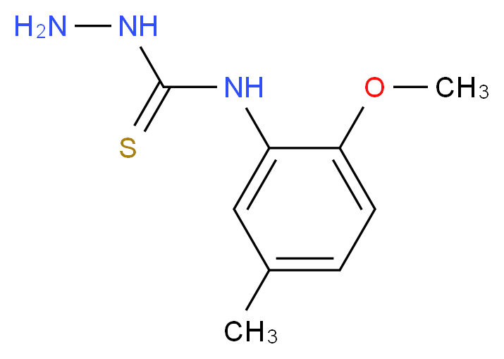 4-(2-Methoxy-5-methylphenyl)-3-thiosemicarbazide_Molecular_structure_CAS_71058-34-9)