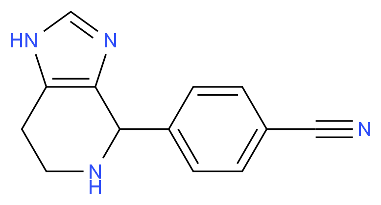 4-(4,5,6,7-tetrahydro-1H-imidazo[4,5-c]pyridin-4-yl)benzonitrile_Molecular_structure_CAS_)