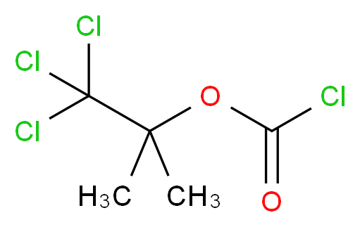 β,β,β-Trichloro-tert-butyl chloroformate_Molecular_structure_CAS_66270-36-8)