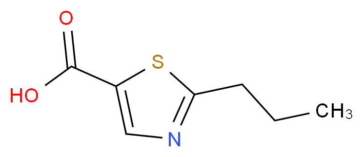 2-propyl-1,3-thiazole-5-carboxylic acid_Molecular_structure_CAS_)