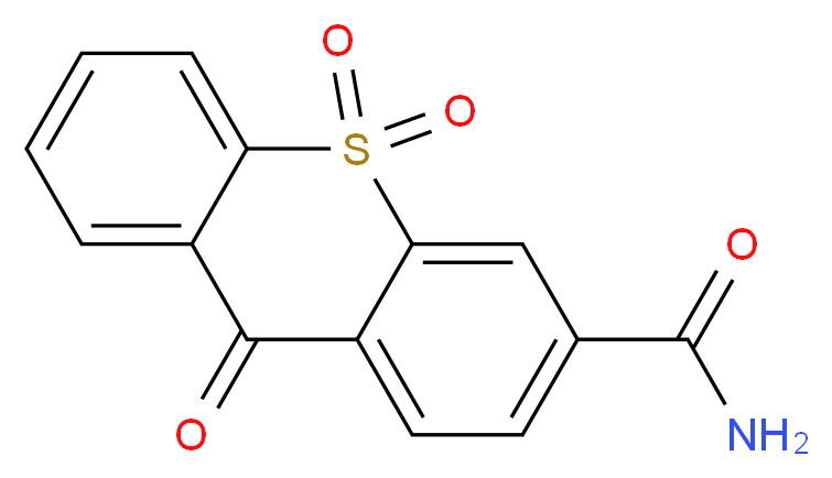 9-Oxo-9H-thioxanthene-3-carboxamide 10,10-dioxide_Molecular_structure_CAS_51762-93-7)