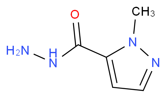 1-Methyl-1H-pyrazole-5-carbohydrazide_Molecular_structure_CAS_197079-02-0)