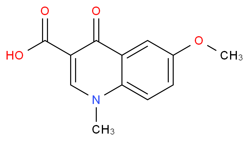 6-methoxy-1-methyl-4-oxo-1,4-dihydroquinoline-3-carboxylic acid_Molecular_structure_CAS_)