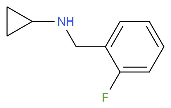 N-(2-fluorobenzyl)cyclopropanamine_Molecular_structure_CAS_)