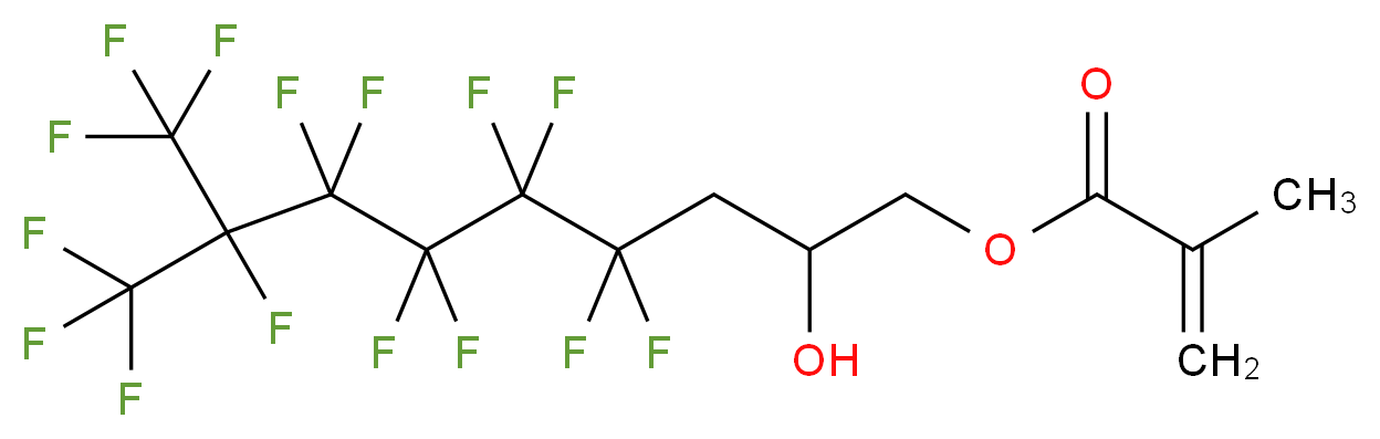 4,4,5,5,6,6,7,7,8,9,9,9-Dodecafluoro-2-hydroxy-8-(trifluoromethyl)nonyl methacrylate_Molecular_structure_CAS_16083-81-1)