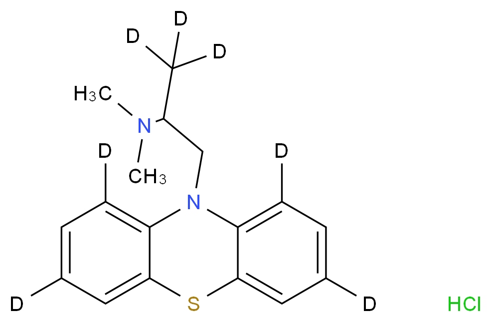 Promethazine-d7  hydrochloride_Molecular_structure_CAS_1173020-65-9)
