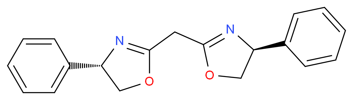 4-phenyl-2-[(4-phenyl-4,5-dihydro-1,3-oxazol-2-yl)methyl]-4,5-dihydro-1,3-oxazole_Molecular_structure_CAS_)