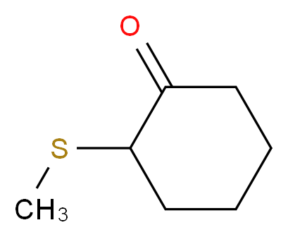 2-(methylsulfanyl)cyclohexan-1-one_Molecular_structure_CAS_)