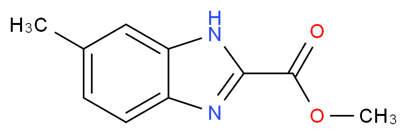 6-methyl-1h-benzoimidazole-2-carboxylic acid methyl ester_Molecular_structure_CAS_87836-37-1)