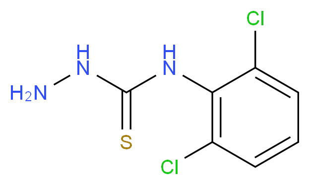 4-(2,6-Dichlorophenyl)-3-thiosemicarbazide_Molecular_structure_CAS_13207-55-1)