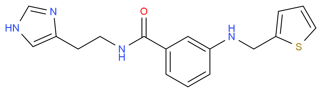 N-[2-(1H-imidazol-4-yl)ethyl]-3-[(2-thienylmethyl)amino]benzamide_Molecular_structure_CAS_)