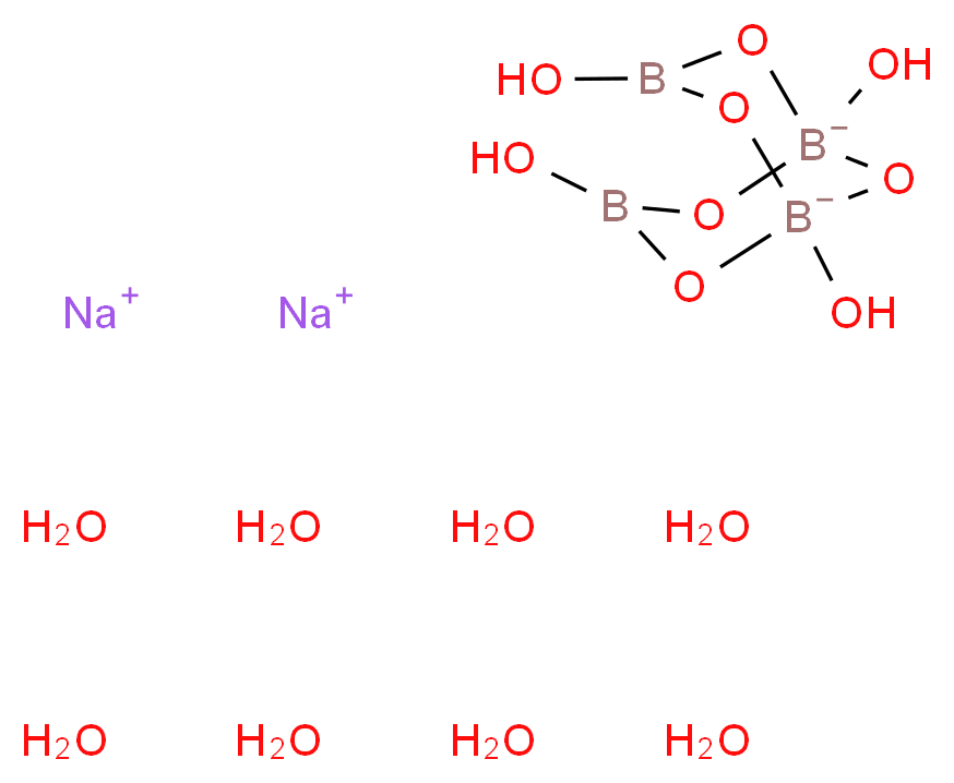 1303-96-4 molecular structure