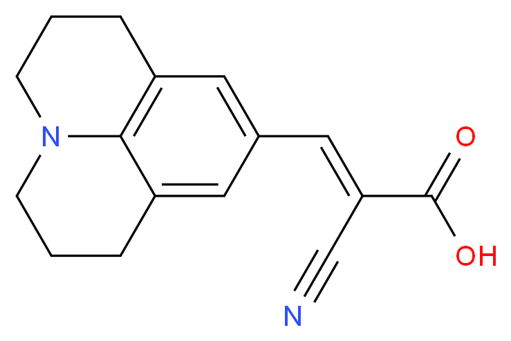 9-(2-Carboxy-2-cyanovinyl)julolidine_Molecular_structure_CAS_142978-18-5)
