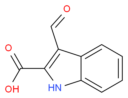 3-formyl-1H-indole-2-carboxylic acid_Molecular_structure_CAS_)
