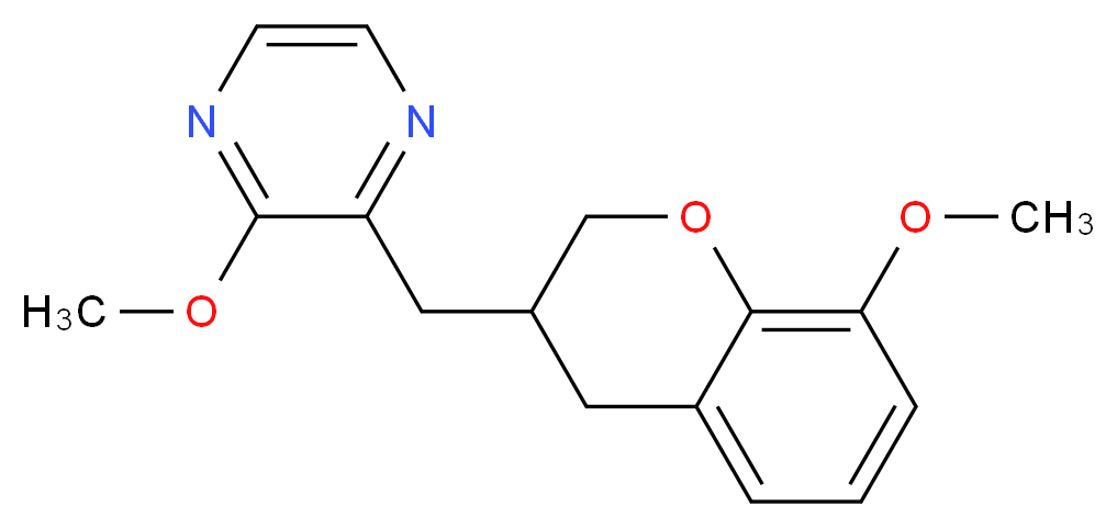 2-methoxy-3-[(8-methoxy-3,4-dihydro-2H-chromen-3-yl)methyl]pyrazine_Molecular_structure_CAS_)