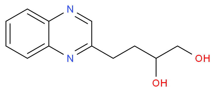 2-(3',4'-Dihydroxybutyl)quinoxaline_Molecular_structure_CAS_80840-08-0)