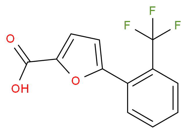 5-(2-Trifluoromethyl-phenyl)-furan-2-carboxylic acid_Molecular_structure_CAS_)