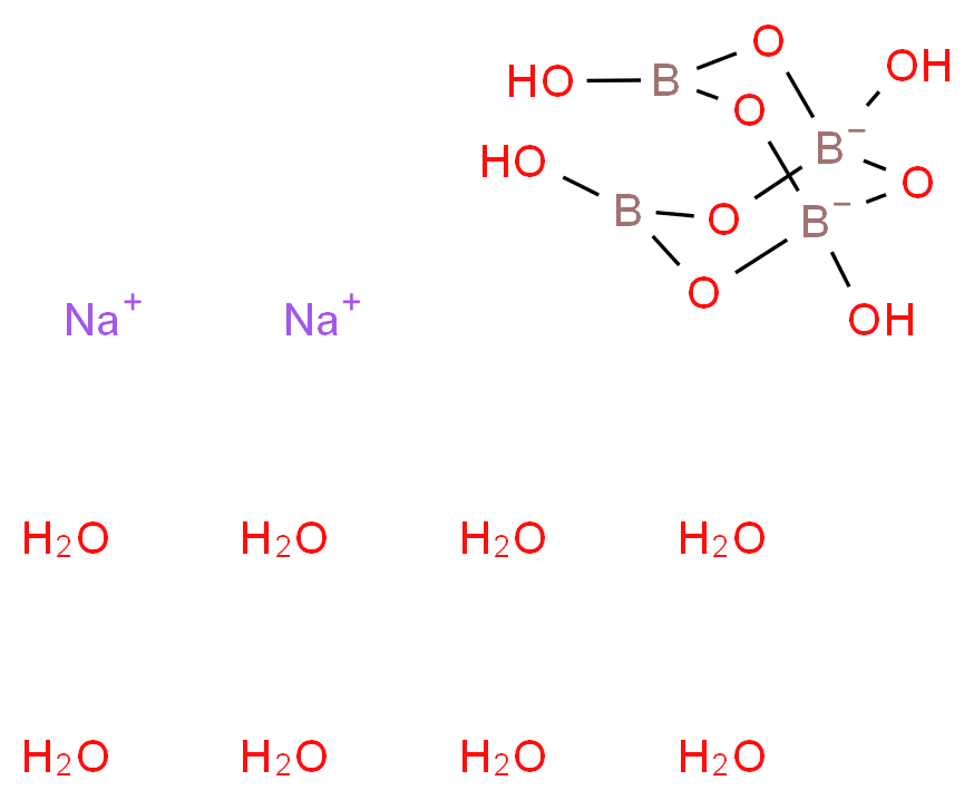 CAS_1303-96-4 molecular structure