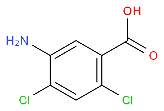 5-amino-2,4-dichlorobenzoic acid_Molecular_structure_CAS_)