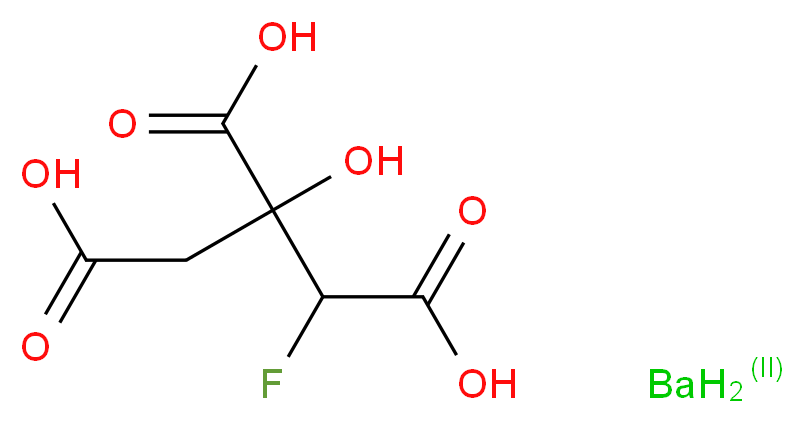 DL-Fluorocitric acid barium salt_Molecular_structure_CAS_100929-81-5)