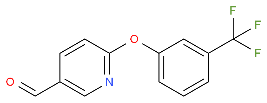 6-[3-(Trifluoromethyl)phenoxy]nicotinaldehyde_Molecular_structure_CAS_338967-16-1)