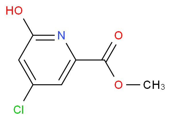 methyl 4-chloro-6-hydroxypicolinate_Molecular_structure_CAS_1060808-95-8)