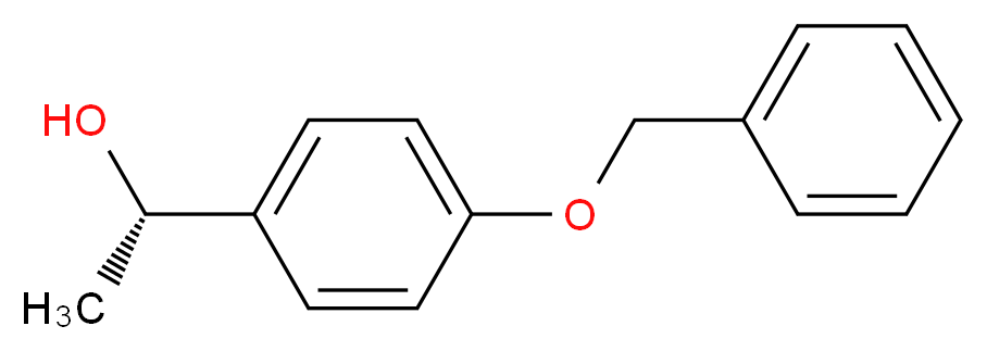 (1S)-1-[4-(benzyloxy)phenyl]ethanol_Molecular_structure_CAS_)