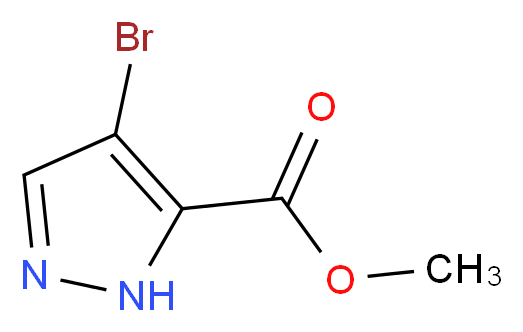 Methyl 4-bromo-1H-pyrazole-5-carboxylate_Molecular_structure_CAS_)