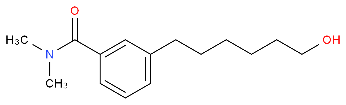 3-(6-hydroxyhexyl)-N,N-dimethylbenzamide_Molecular_structure_CAS_)