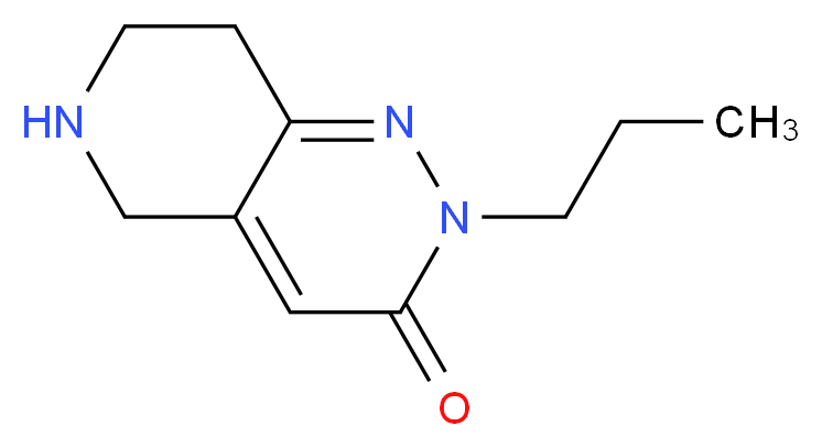 2-propyl-2H,3H,5H,6H,7H,8H-pyrido[4,3-c]pyridazin-3-one_Molecular_structure_CAS_)