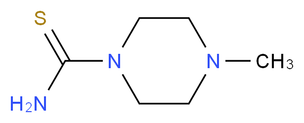 4-methylpiperazine-1-carbothioamide_Molecular_structure_CAS_33860-28-5)