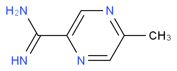 5-methylpyrazine-2-carboximidamide_Molecular_structure_CAS_725234-33-3)