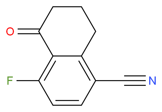 4-Fluoro-5-oxo-5,6,7,8-tetrahydronaphthalene-1-carbonitrile_Molecular_structure_CAS_1260013-61-3)