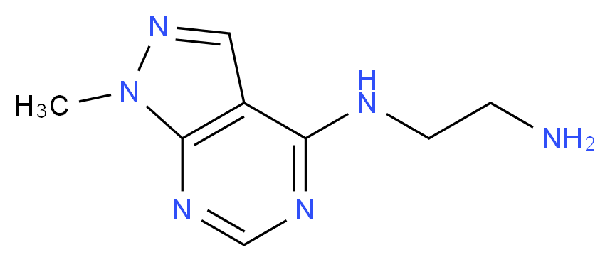 N-(2-aminoethyl)-1-methyl-1H-pyrazolo[3,4-d]pyrimidin-4-amine_Molecular_structure_CAS_)