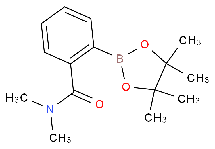 2-(N,N-Dimethylcarboxamido)benzeneboronic acid, pinacol ester_Molecular_structure_CAS_)