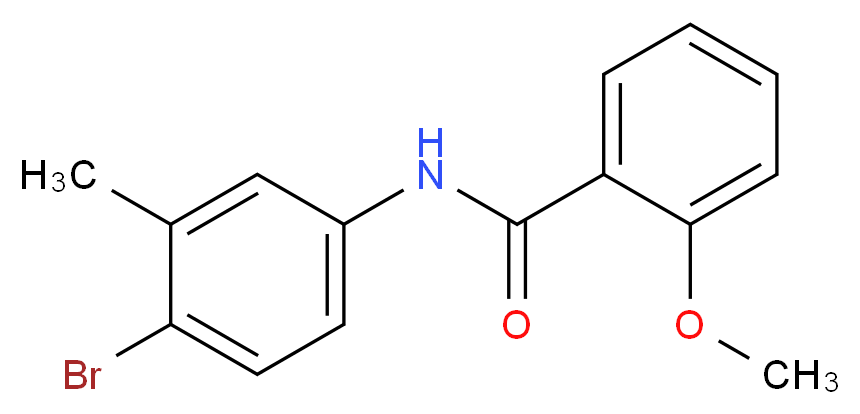 N-(4-Bromo-3-methylphenyl)-2-methoxybenzamide_Molecular_structure_CAS_586394-64-1)