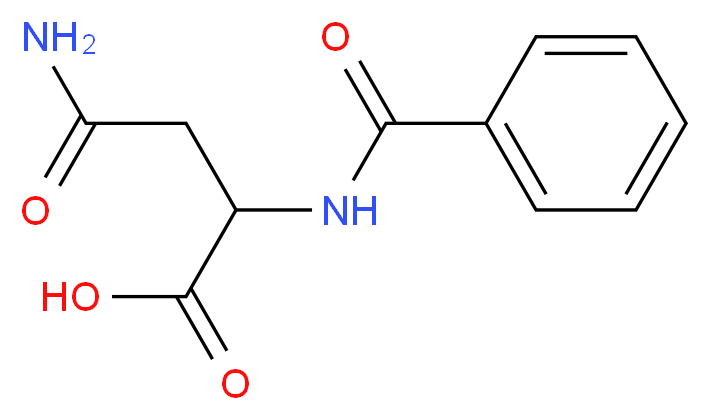 4-amino-2-benzamido-4-oxobutanoic acid_Molecular_structure_CAS_)