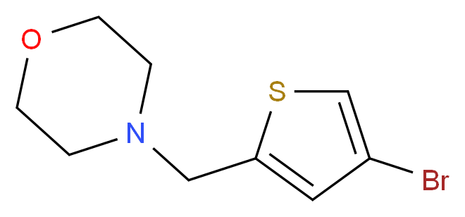 4-Bromo-2-(morpholin-4-ylmethyl)thiophene_Molecular_structure_CAS_194851-19-9)