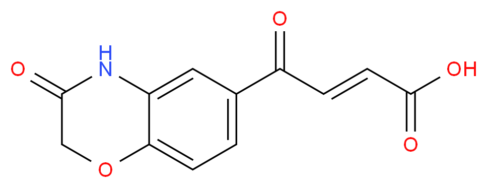 4-Oxo-4-(3-oxo-3,4-dihydro-2H-1,4-benzoxazin-6-yl)-2-butenoic acid_Molecular_structure_CAS_26518-87-6)
