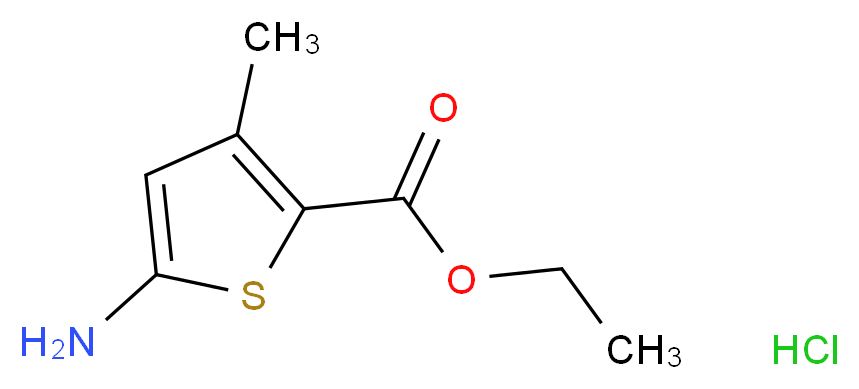 ethyl 5-amino-3-methylthiophene-2-carboxylate hydrochloride_Molecular_structure_CAS_)